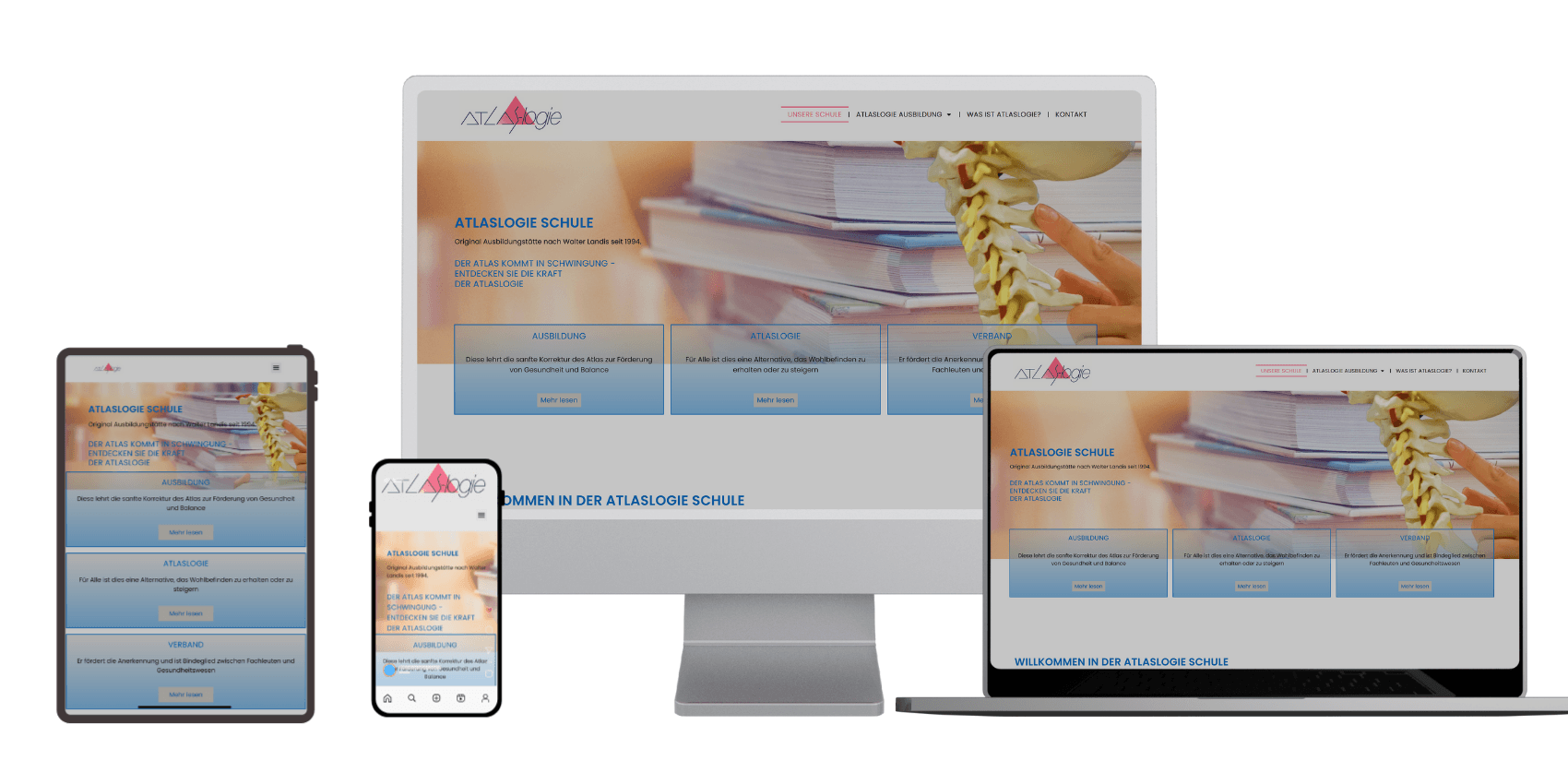 Website Referenzen -Atlaslogie Schule