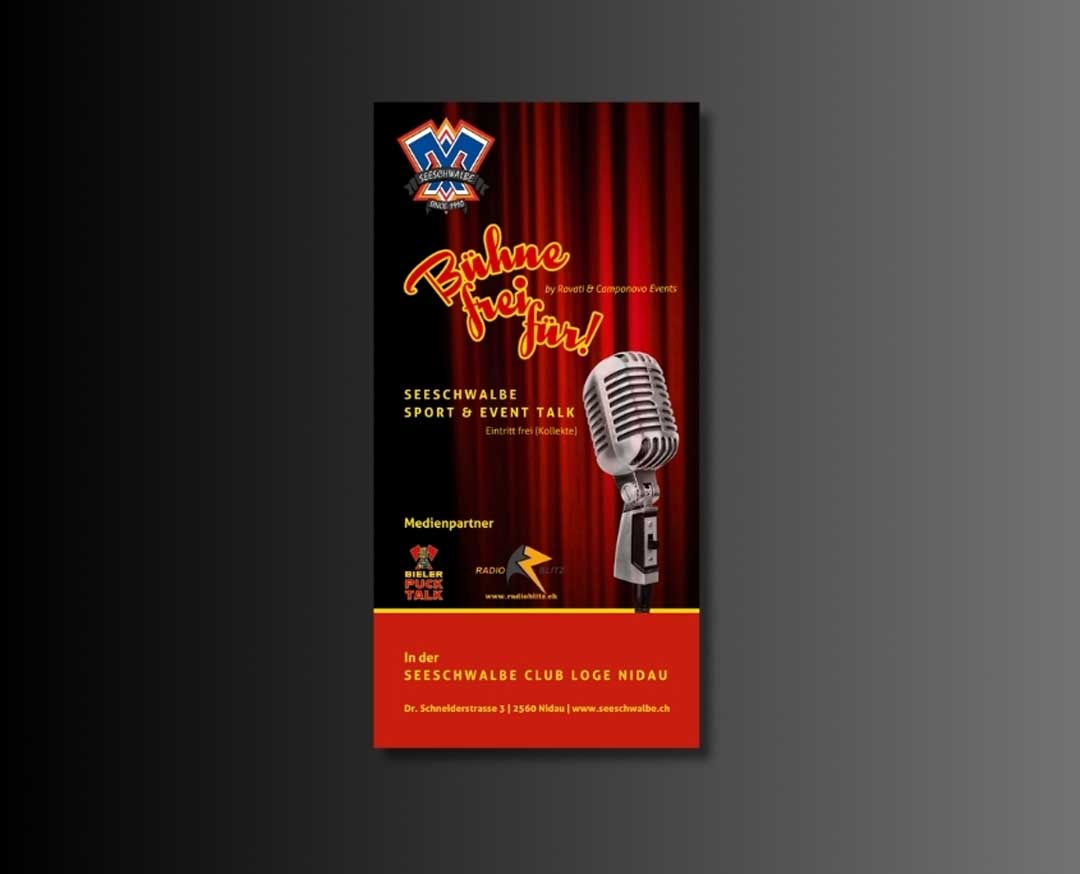 Referenz: Seeschwalbe Bühne frei für... Broschüre Erstellung