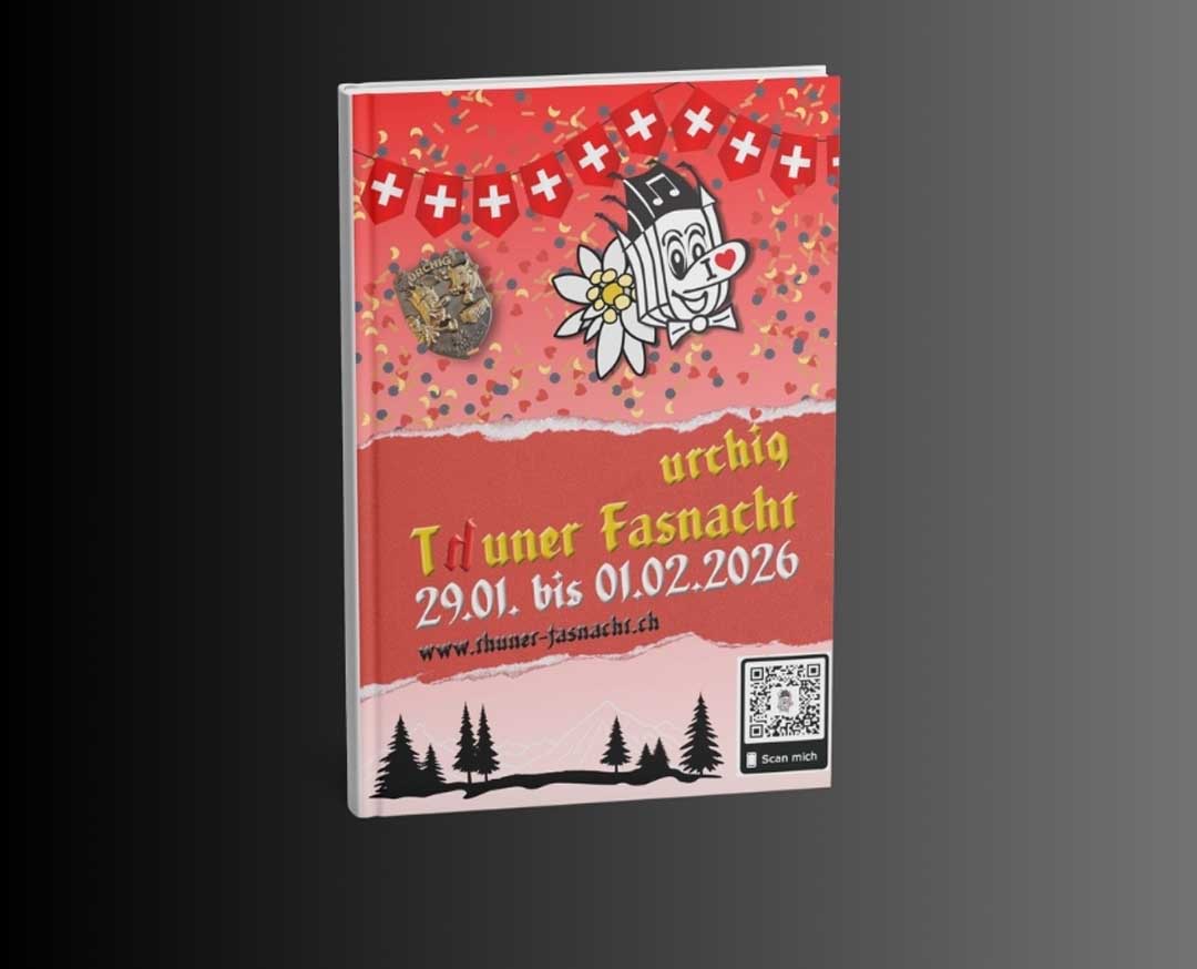 Referenz: Thuner Fasnacht Broschüre Erstellung