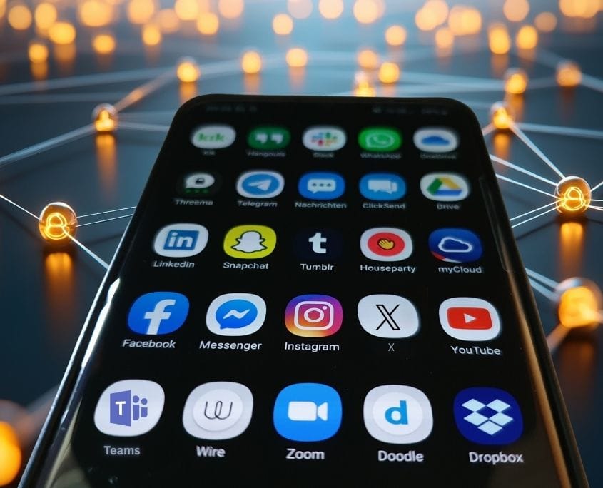 Accounts für Social Media einrichten und betreuen